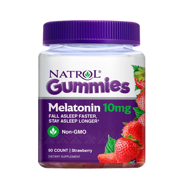 Kẹo ngủ Natrol Melatonin Gummies, hỗ trợ giấc ngủ, loại 10MG 90 viên