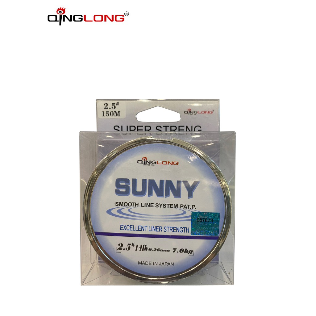 Cước câu cá, dây câu cá Qinglong 150m Sunny