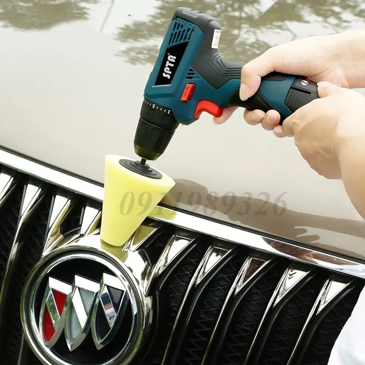 Phớt đánh bóng ❤️FREESHIP❤️ Đầu đánh bóng xe ô tô gắn máy khoan - Mút đánh bóng xe hơi