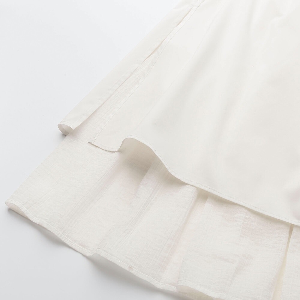 (UNIQLO Nhật chính hãng) Nữ - Chân váy cạp chun dáng xoè dài xếp tầng | BigBuy360 - bigbuy360.vn