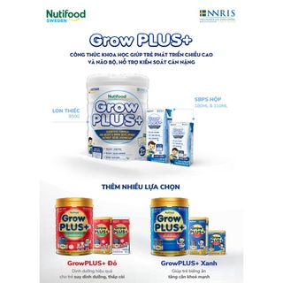 Sữa bột NutiFood GrowPlus+ Hộp 850gr (Trắng)
