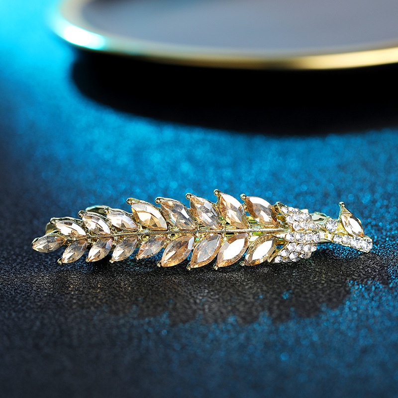 Kẹp tóc đính đá sang trọng thời trang cho nữ