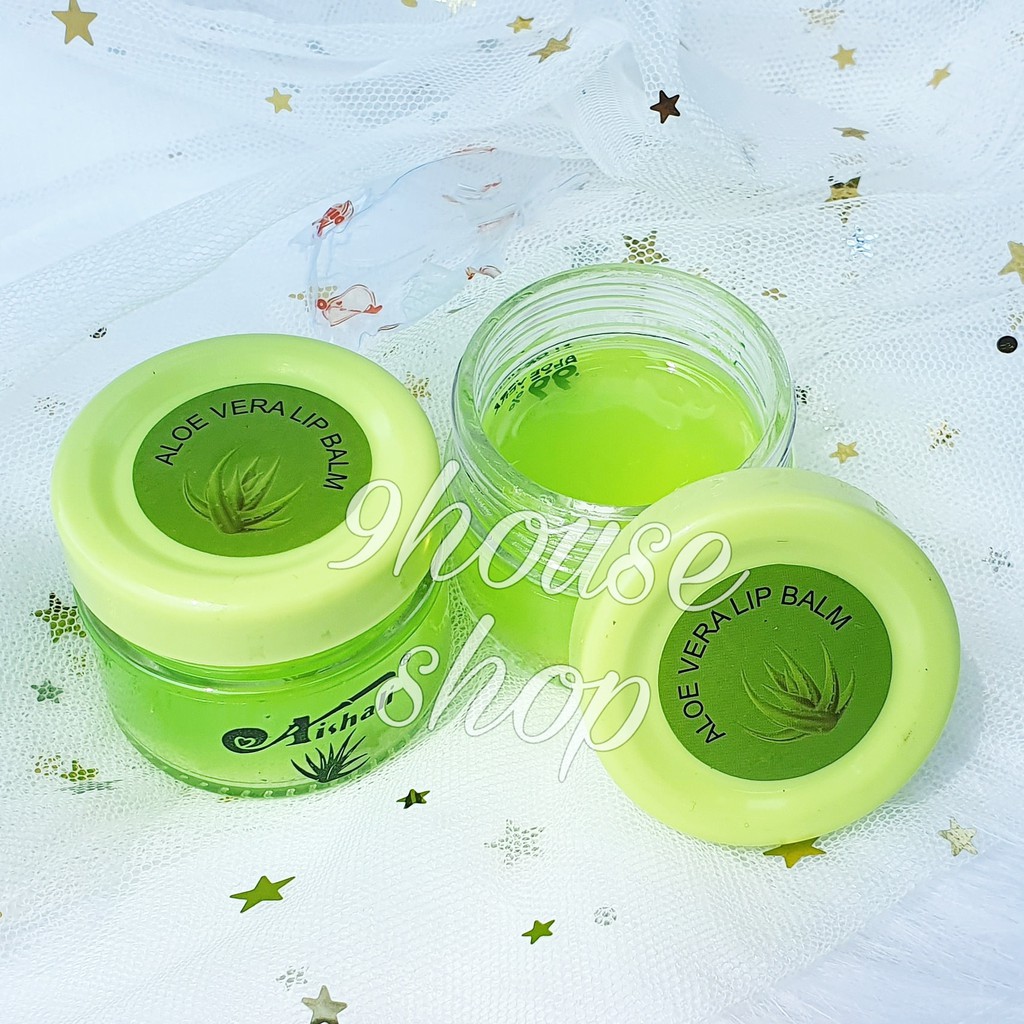 01 Hủ Gel Dưỡng Môi Nha Đam AISHALI Aloe Vera 99%