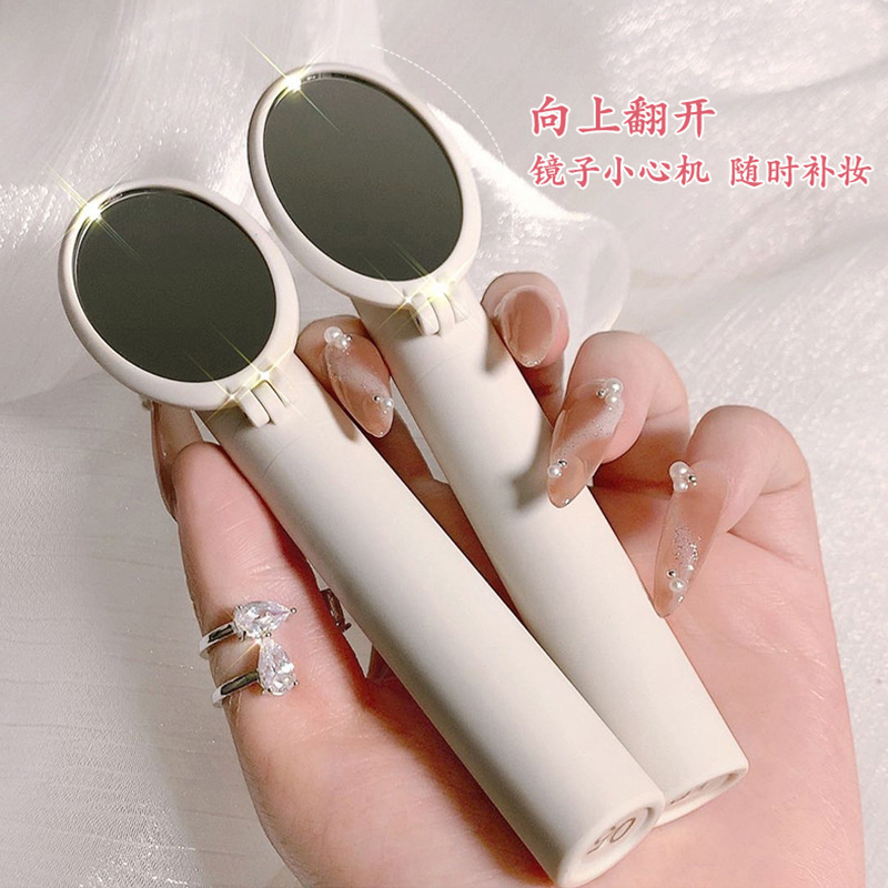 Son môi Maffick có gương có dưỡng màu sắc tự nhiên chống thấm nước xinh xắn