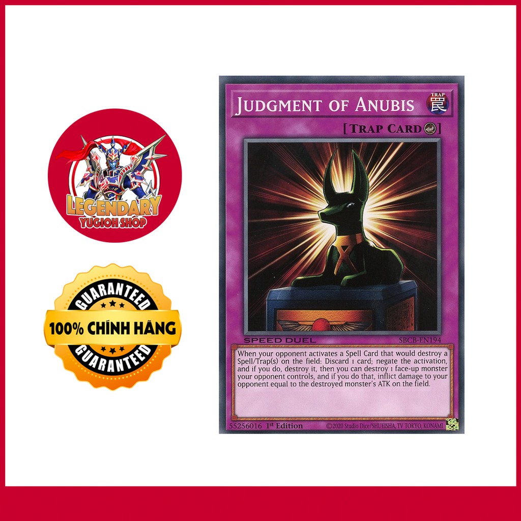 [Thẻ Bài Yugioh Chính Hãng] Judgment Of Anubis