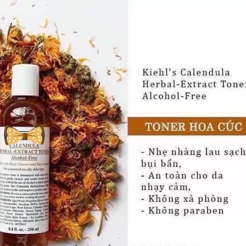 Toner Hoa Cúc Kiehl's Cấp Ẩm Làm Dịu Da Se Khít Lỗ Chân Lông Cho Da Dầu Mụn