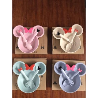 [FREESHIP] Sét bát tập ăn dặm Mickey