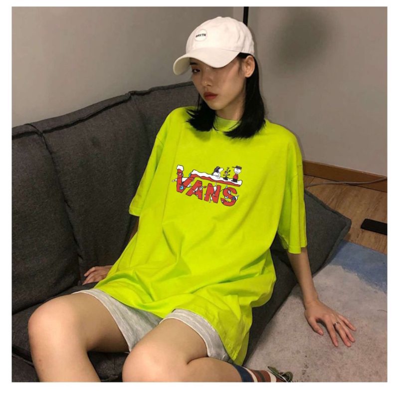 Áo thun ❤Có size tay lỡ unisex Vans