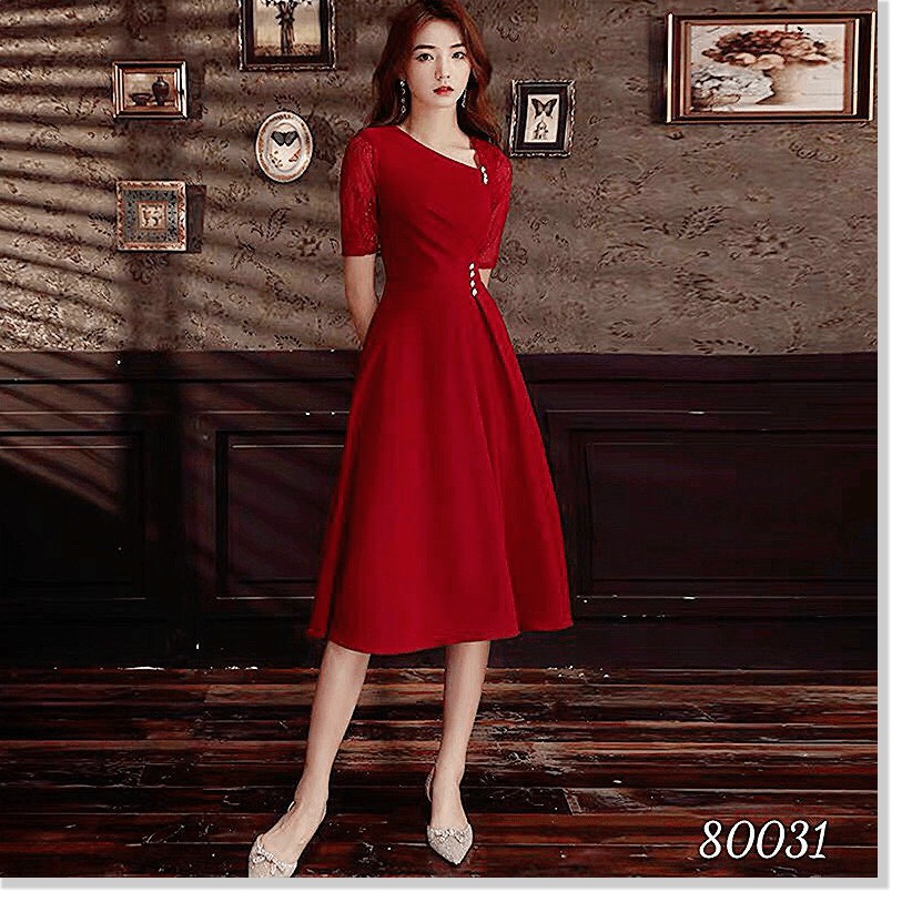 ĐẦM COTTON LẠNH PHỐI REN,THIẾT KẾ HỌA TIẾT TRƠN NHƯNG KHÔNG KÉM PHẦN SANG TRỌNG LANA FASHION