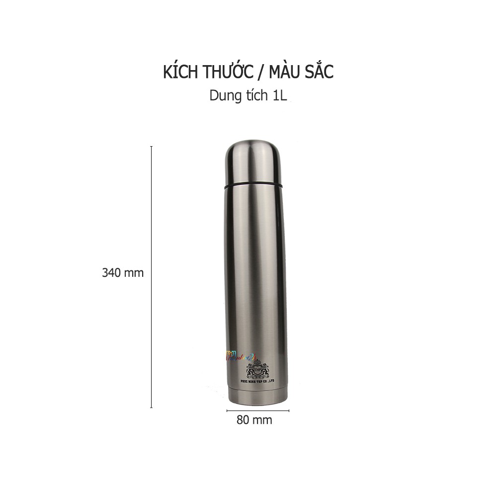 Bình giữ nhiệt inox 1 Lít - HP 219 - Phúc Minh THP