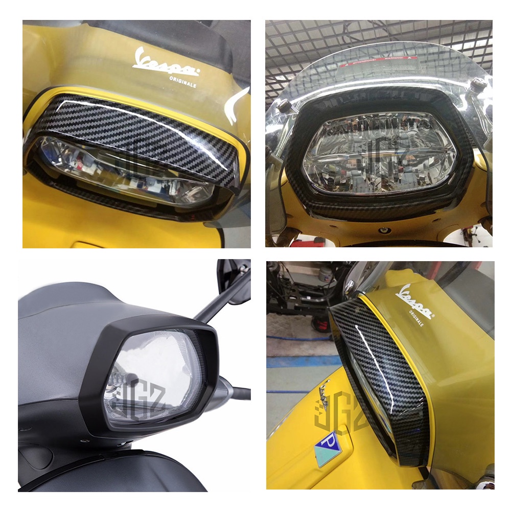 Ốp Bảo Vệ Đèn Pha Phía Trước Dành Cho Xe Máy Vespa Sprint 125 150 ABS 2013-2020 2021 2022