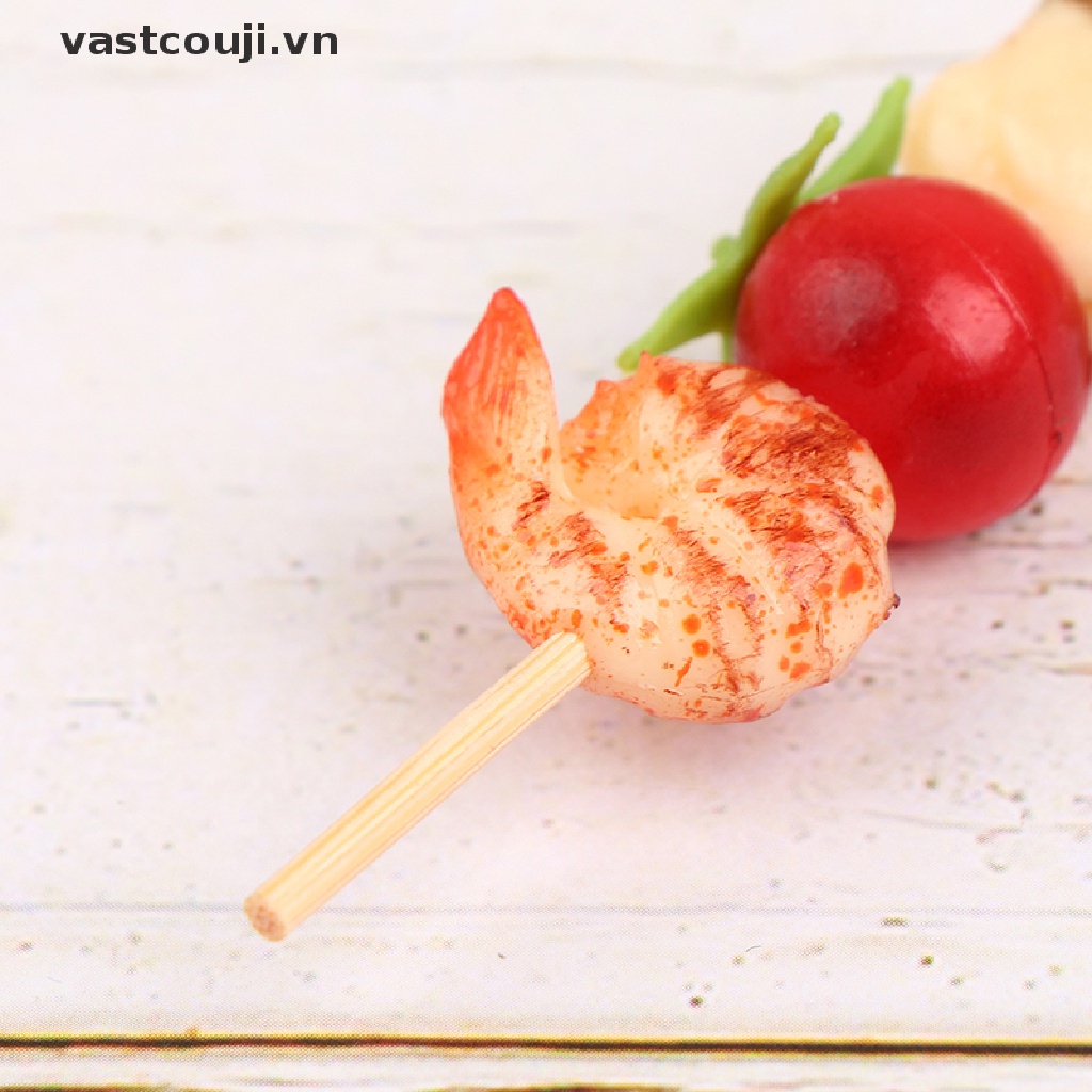 Mô Hình Xiên Nướng BBQ Trang Trí Nhà Búp Bê Tỉ Lệ 1: 12