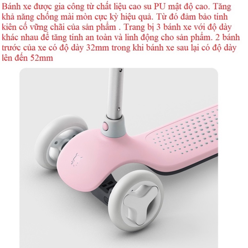 Xe Trượt Scooter 3 Bánh MITU Xiaomi Trẻ Em