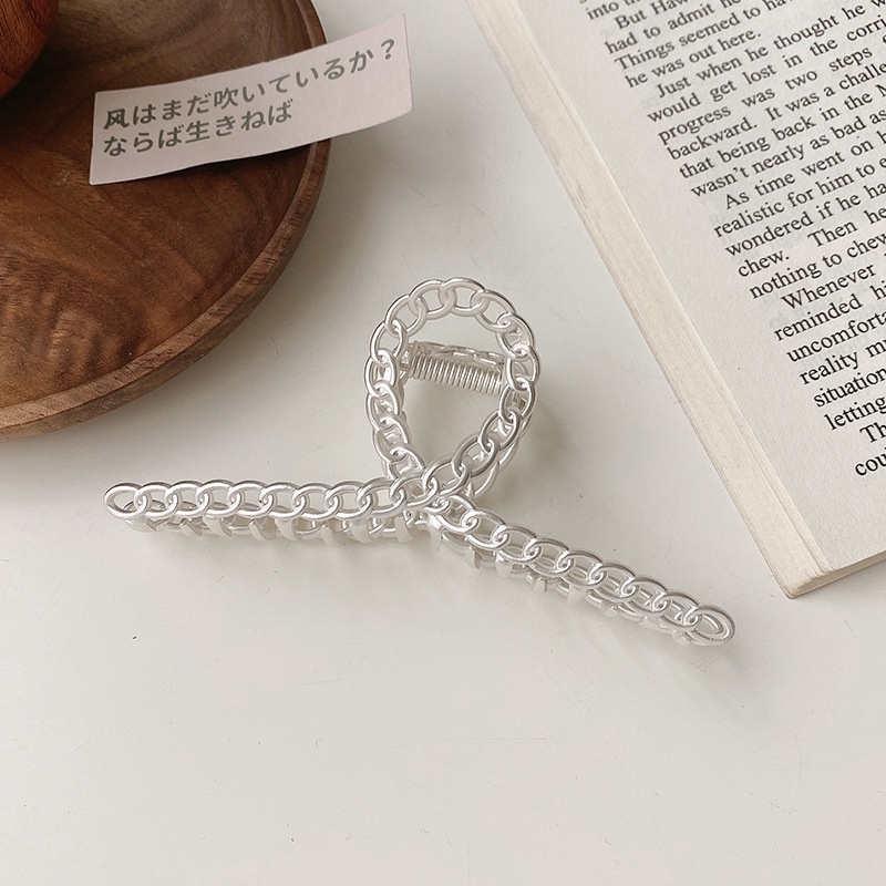 Kẹp tóc hình cá mập bằng kim loại phong cách Hàn Quốc cho nữ