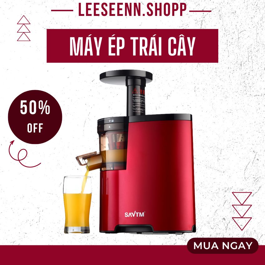 Máy ép trái cây tốc độ chậm SAVTM (Bảo hành 6 tháng động cơ)