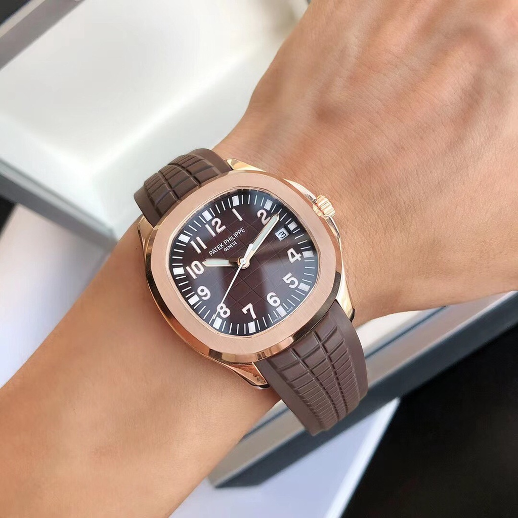 Đồng Hồ Nam PATEK Máy Nhật Dây Cao Su Cao Cấp 40mmSẵn Hàng 2021