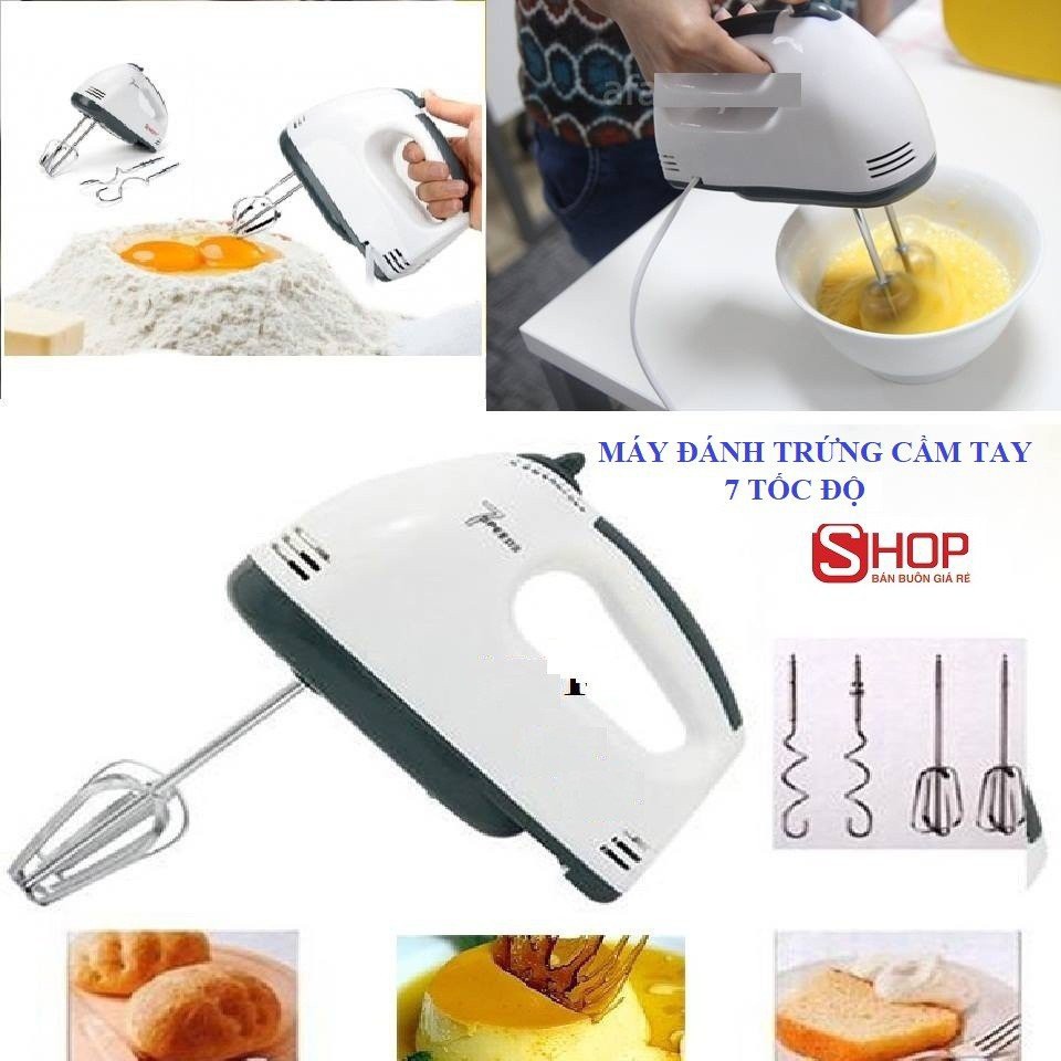 Máy đánh trứng máy đánh trứng cầm tay máy đánh trứng mini máy đánh kem cầm tay chính hãng bảo hành 12 tháng