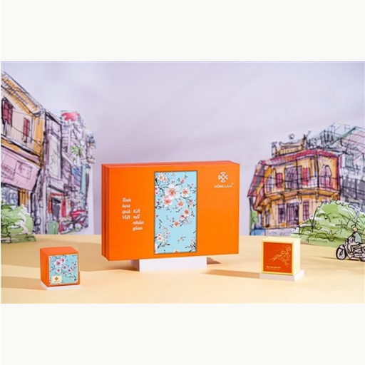 Bộ Quà Tết Lộc Xuân Hồng Lam - Quà Tặng, Quà Biếu, Quà Tết Ý Nghĩa - Gồm 2 loại