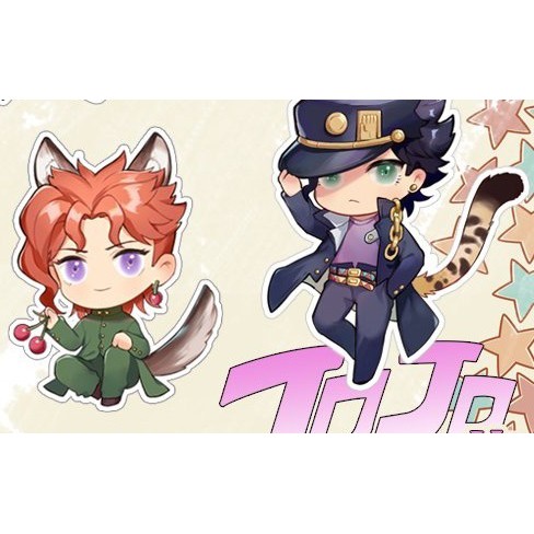 Móc khóa Jotaro & Kakyoin JoJo's Bizarre Adventure [Có sẵn]