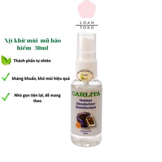 Xịt khử mùi mũ Bảo hiểm Caroline 30ml