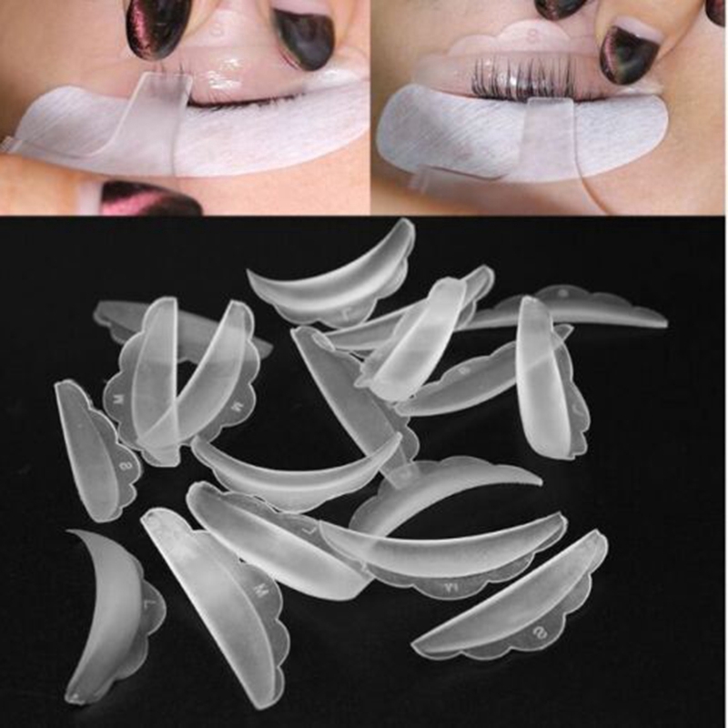 [Hàng mới về] 6 Phụ kiện hỗ trợ uốn và nâng mi bằng silicon tiện dụng