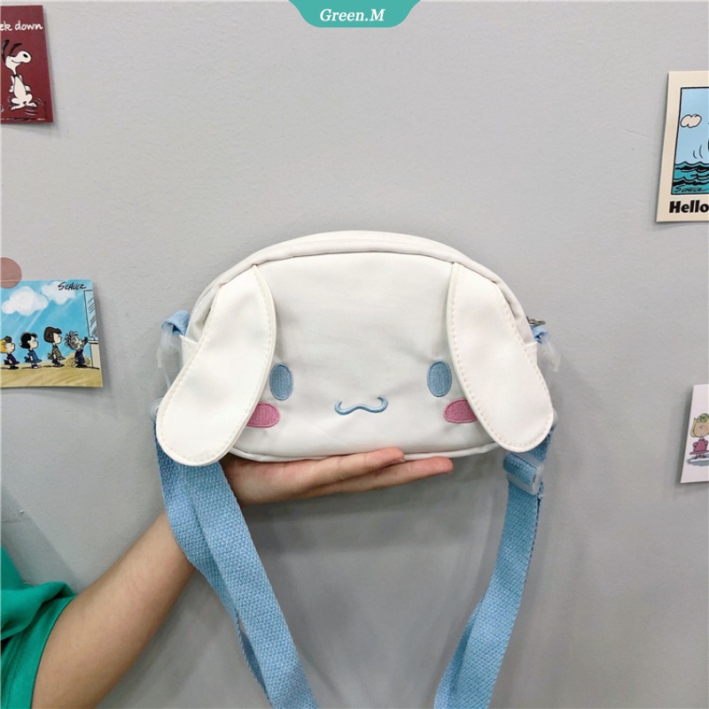 Sanrio Túi Đeo Chéo Hình Cinnamoroll My Melody Đáng Yêu Mềm Mại Cho Nữ