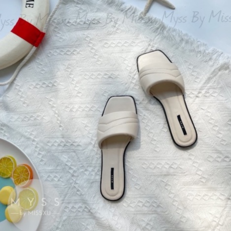 Dép nữ quai ngang chỉ giữa 1cm thời trang MYSS - DE94