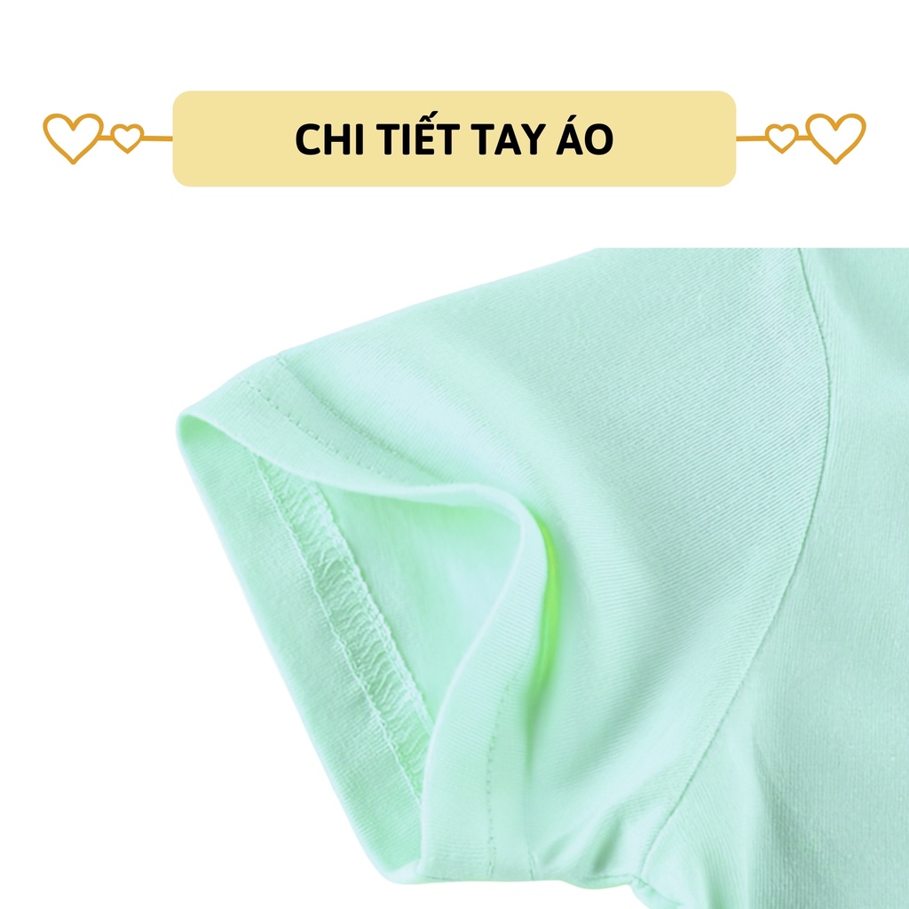 Áo thun bé gái ngắn tay 27Kids Forest Kingdom áo cộc nữ 100% Cotton cho trẻ từ 2-10 tuổi GSTS7