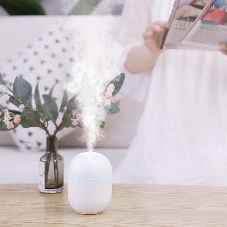 [Chính hãng] Máy Xông Tinh Dầu Mini -Máy Tạo Ẩm Phun Sương - Khuếch Tán Tinh Dầu Đuổi Muỗi