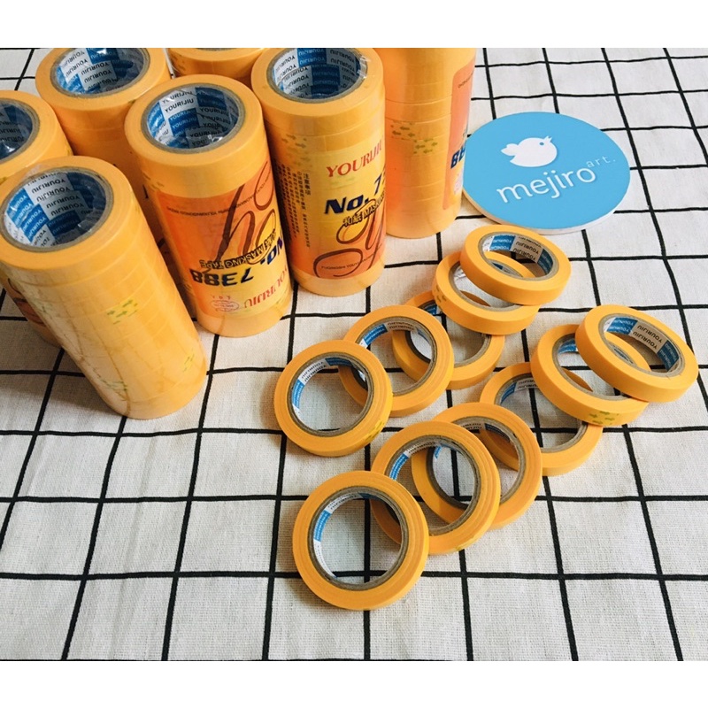 Keo chặn màu bề ngang 1cmx12m chiều dài