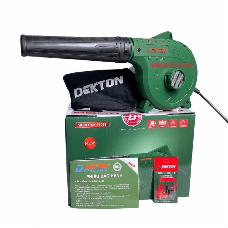 MÁY THỔI BỤI CHÍNH HÃNG DEKTON DK 750EB CÔNG SUẤT 750W