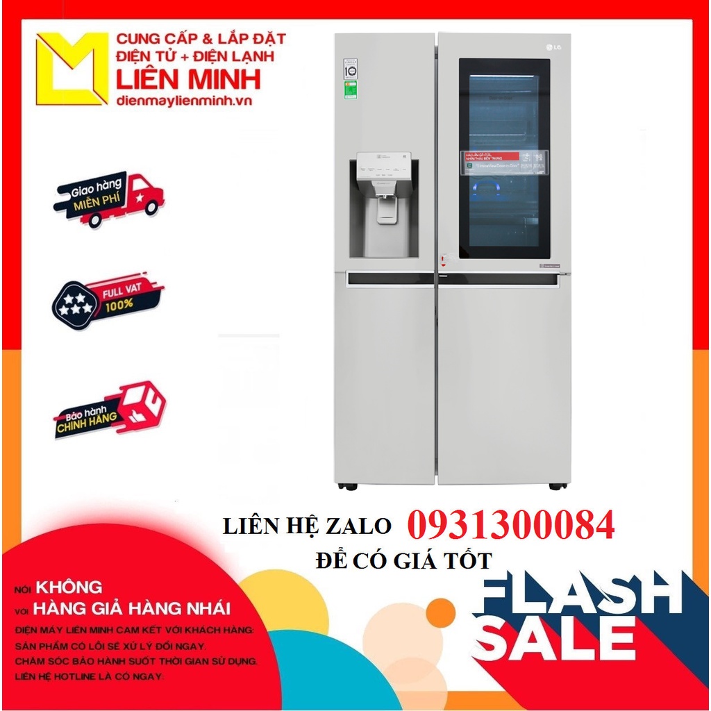 Tủ lạnh LG Inverter InstaView Door-in-Door 601 lít GR-X247JS (GIÁ LIÊN HỆ) - GIAO HÀNG MIỄN PHÍ HCM