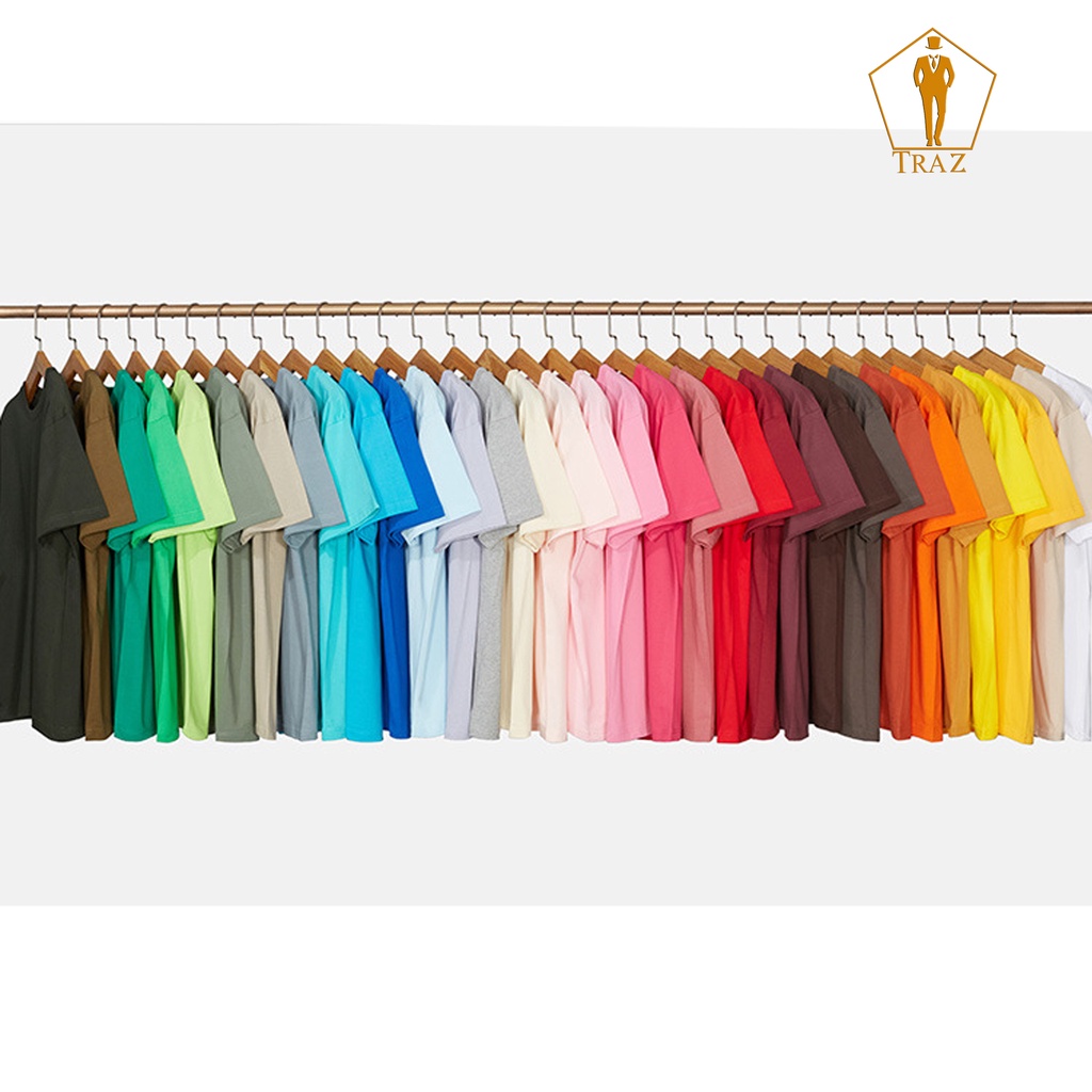 Áo Thun Nam Nữ Phom Rộng Unisex(Free size) Cổ Tròn Vải Cotton Co Giãn Dày Dặn Phông Trơn Basic Nhiều Màu Tay Ngắn