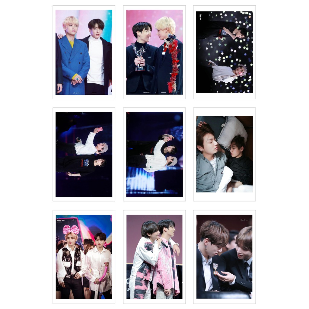 Lomo Card Ảnh VKOOK ( V & Jungkook moments) 45 ảnh