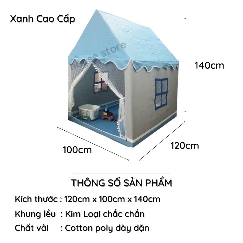 Lều công chúa hoàng tử cho bé Cho Bé Ngủ Chơi