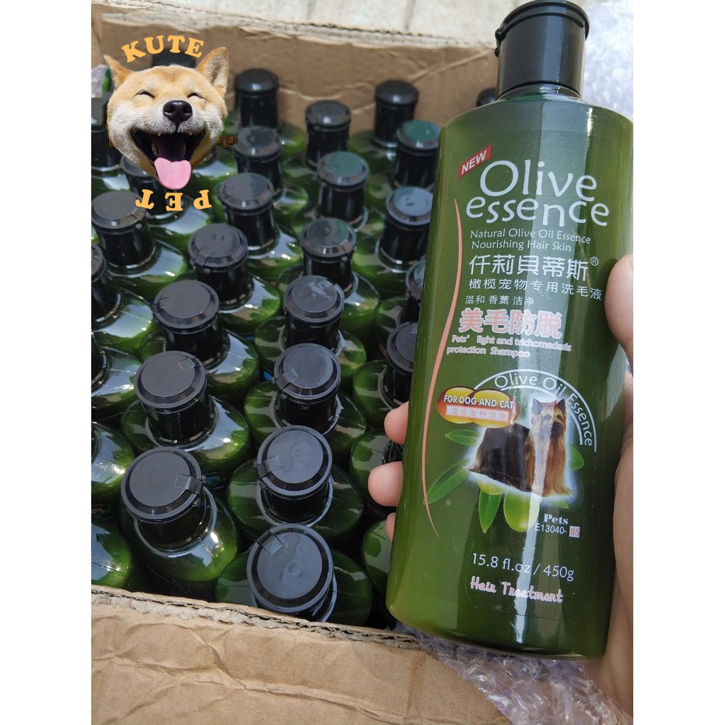 Sữa tắm olive cho chó mèo thú cưng 450ml