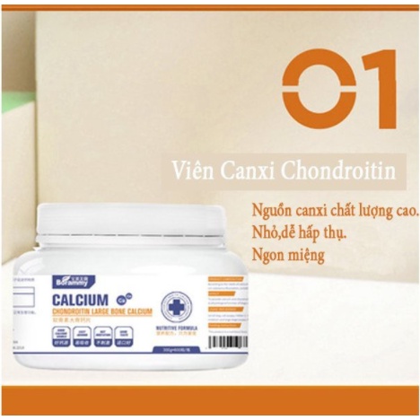 Hộp 600 viên Bổ sung Canxi cho chó mèo BRORAMY