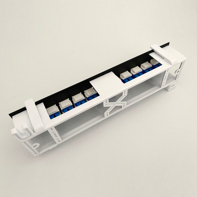 Bảng Điều Khiển SC Quang Học 10 Cổng RJ45 10G Bằng Nhựa Cho T568A and T568B