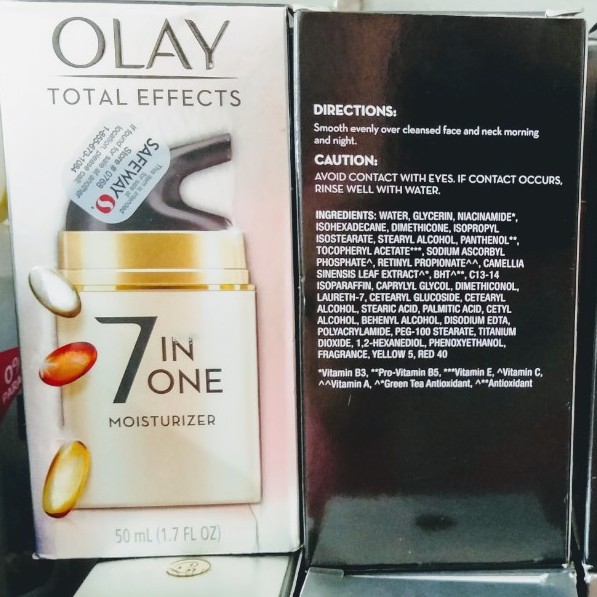 Kem dưỡng da chống lão hóa Olay 7 tác dụng Total Effects 7 in 1 50ml của Mỹ