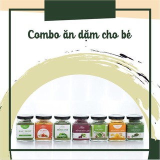 Combo ăn dặm cho bé - Bột rau củ sấy lạnh đầy đủ chất dinh dưỡng LIM