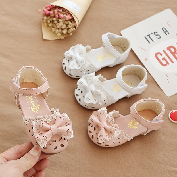 giày công chúa bé gái size 15-25 da mềm