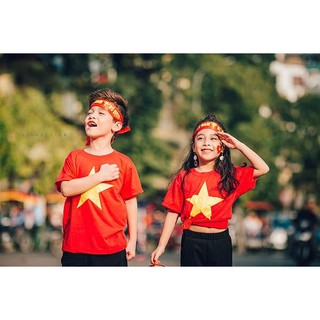 Áo cờ đỏ sao vàng trẻ em