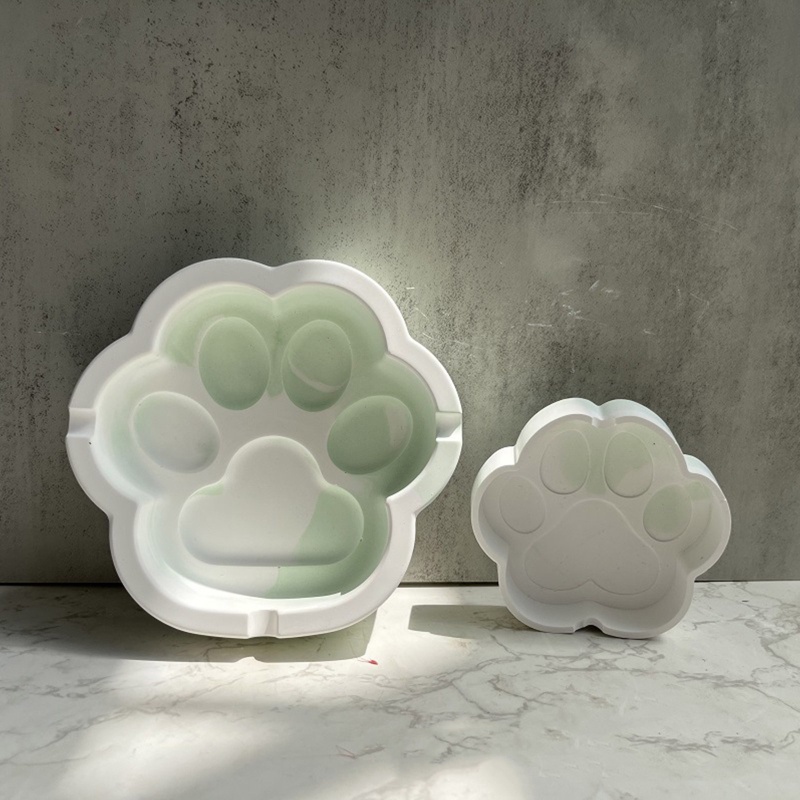 Khuôn Silicone Hình Dấu Chân Mèo Làm Mặt Trang Sức DIY