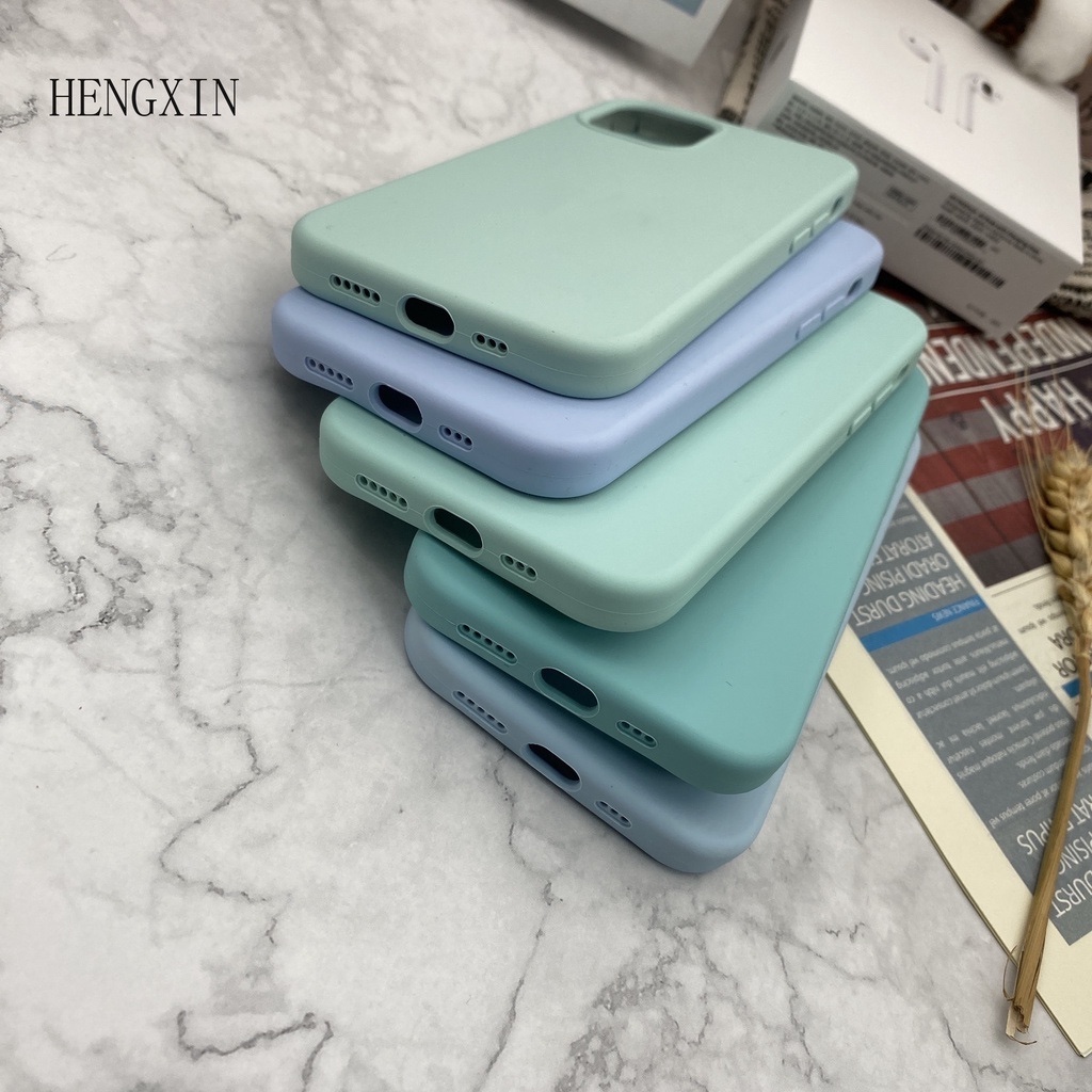 Ốp điện thoại silicone nhiều màu thích hợp cho IP 6 6s 7 8 7p 8p x xs xsmax 11 11promax 12 12pro 12promax 13 13pro max