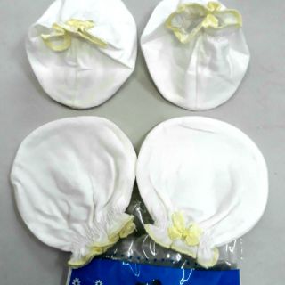 Bao tay chân trắng HELLO B&B chun cho bé
