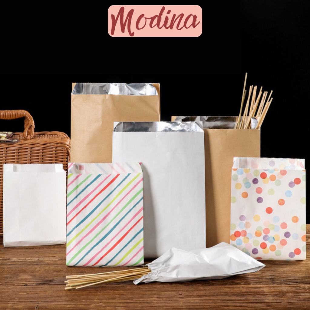 Túi giấy đựng quà dễ thương MODINA, combo3 túi tặng quà độc đáo