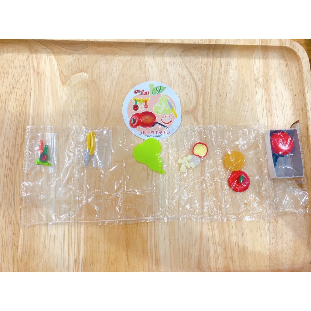 Rement set đồ bếp họa tiết trái cây đồ chơi new seal