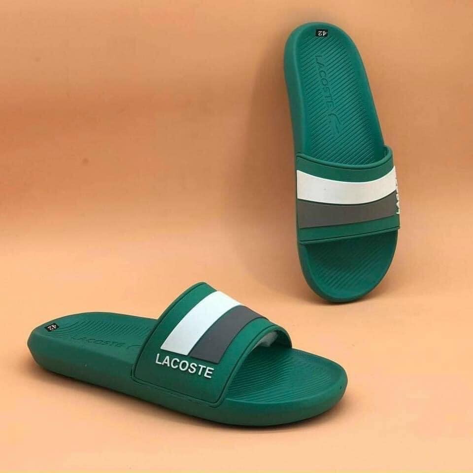 [FULL BOX] DÉP LACOSTE CAO CẤP KIỂU DÁNG BASIC CHO NAM VÀ NỮ - DÉP LACOSTE CAO CẤP