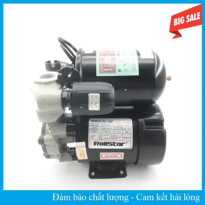 Máy Bơm Tăng Áp Role Điện Tử Rollstar TP-150AE Công Suất Lớn Chính Hãng