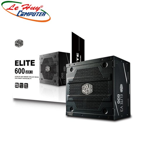 Nguồn máy tính Cooler Master 600W ELITE V3 PC600